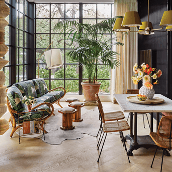 Texas designer Fern Santini collaborated with many individuals to create this home inspired by Austin's musical history.