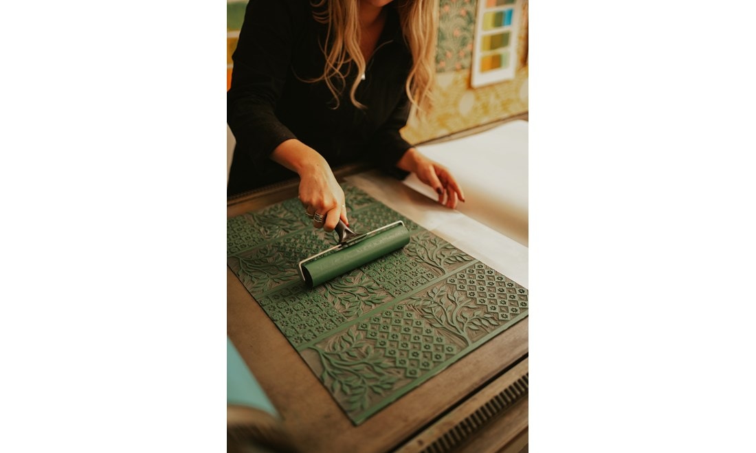 If walls could talk, the ones adorned with Ellen Merchant’s bold prints would have stories to tell about hand-crafted artistry.