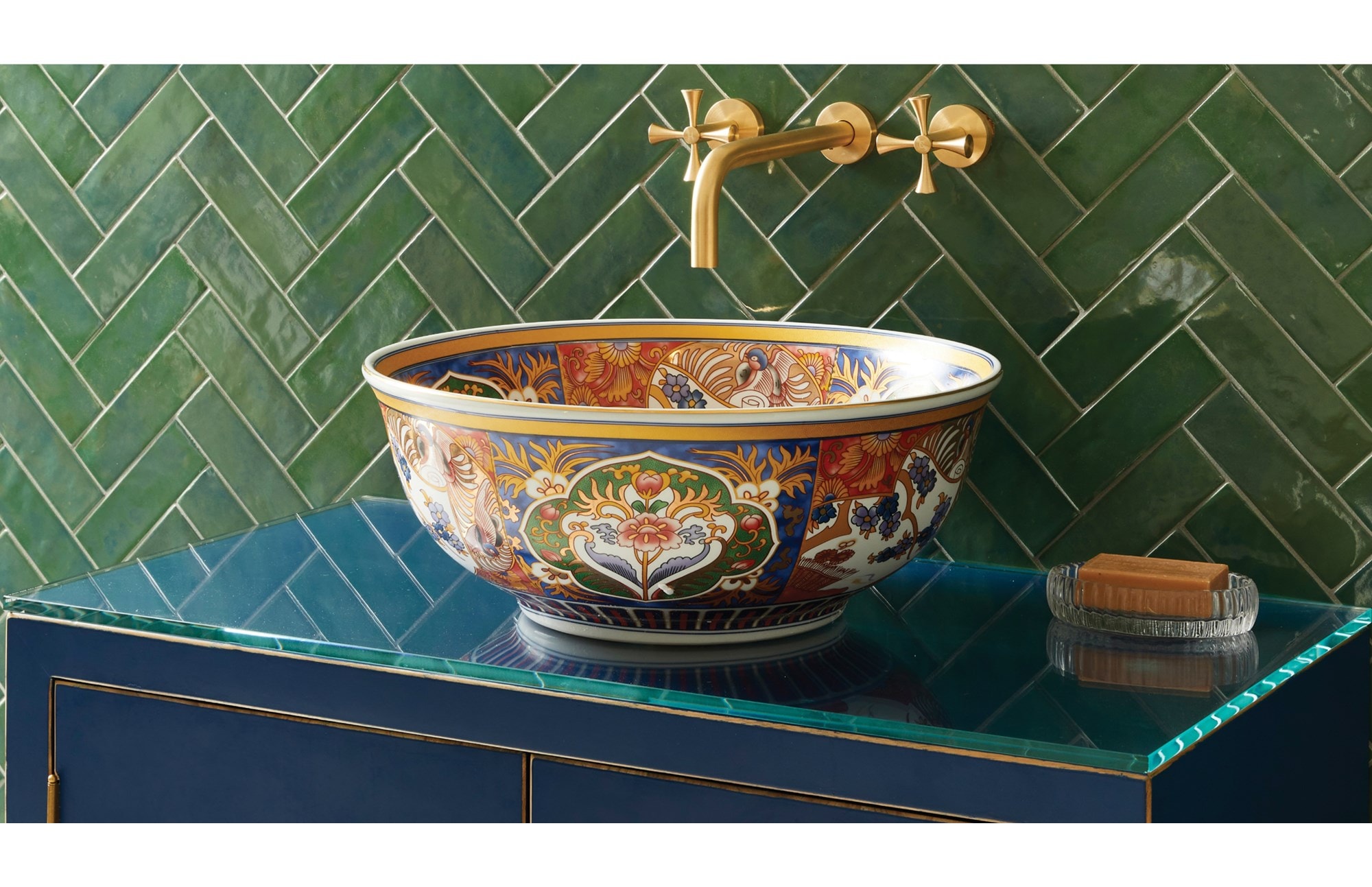 A beautiful bathroom basin created by a London-based mother-daughter duo.