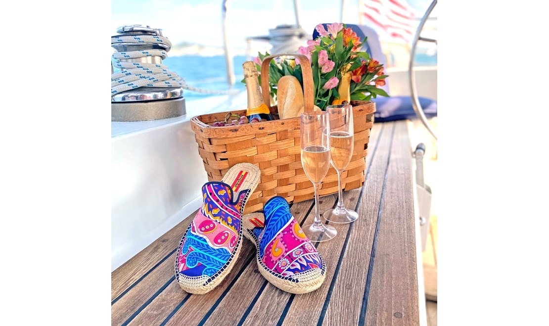 Hand-stitched, one-of-a-kind | Respoke Annitta Hermes Espadrilles