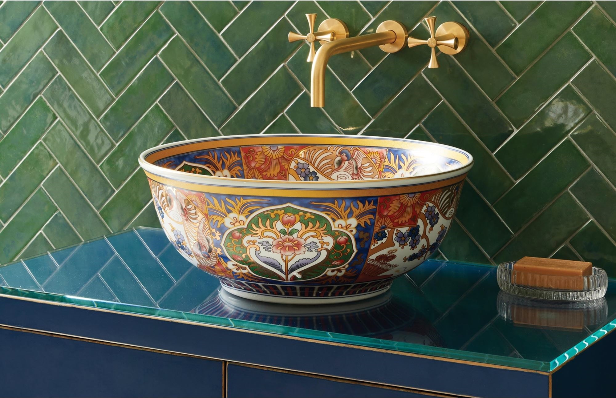 A beautiful bathroom basin created by a London-based mother-daughter duo.
