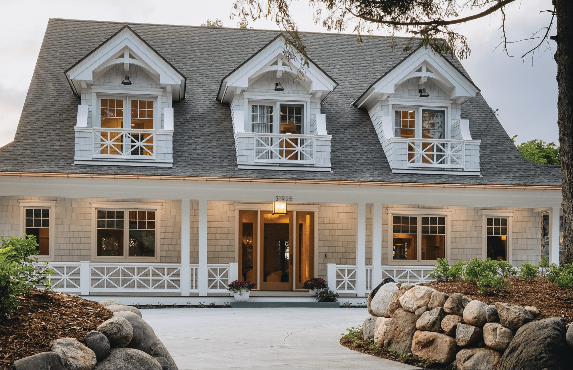 Chicago interior designer Amy Storm's Pine Lake vacation creation.