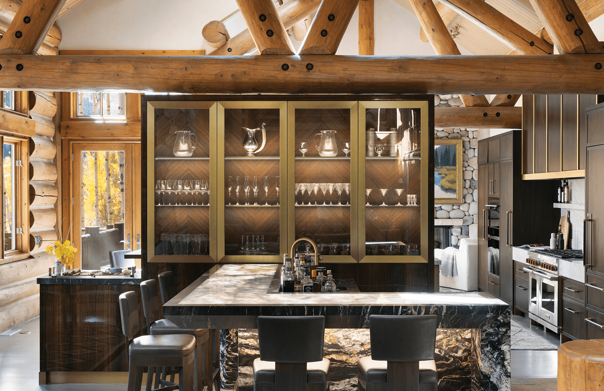 Kitchen designer Mikal Otten of Exquisite Kitchen Design, with other interior designers, reimagined the heart of this home.