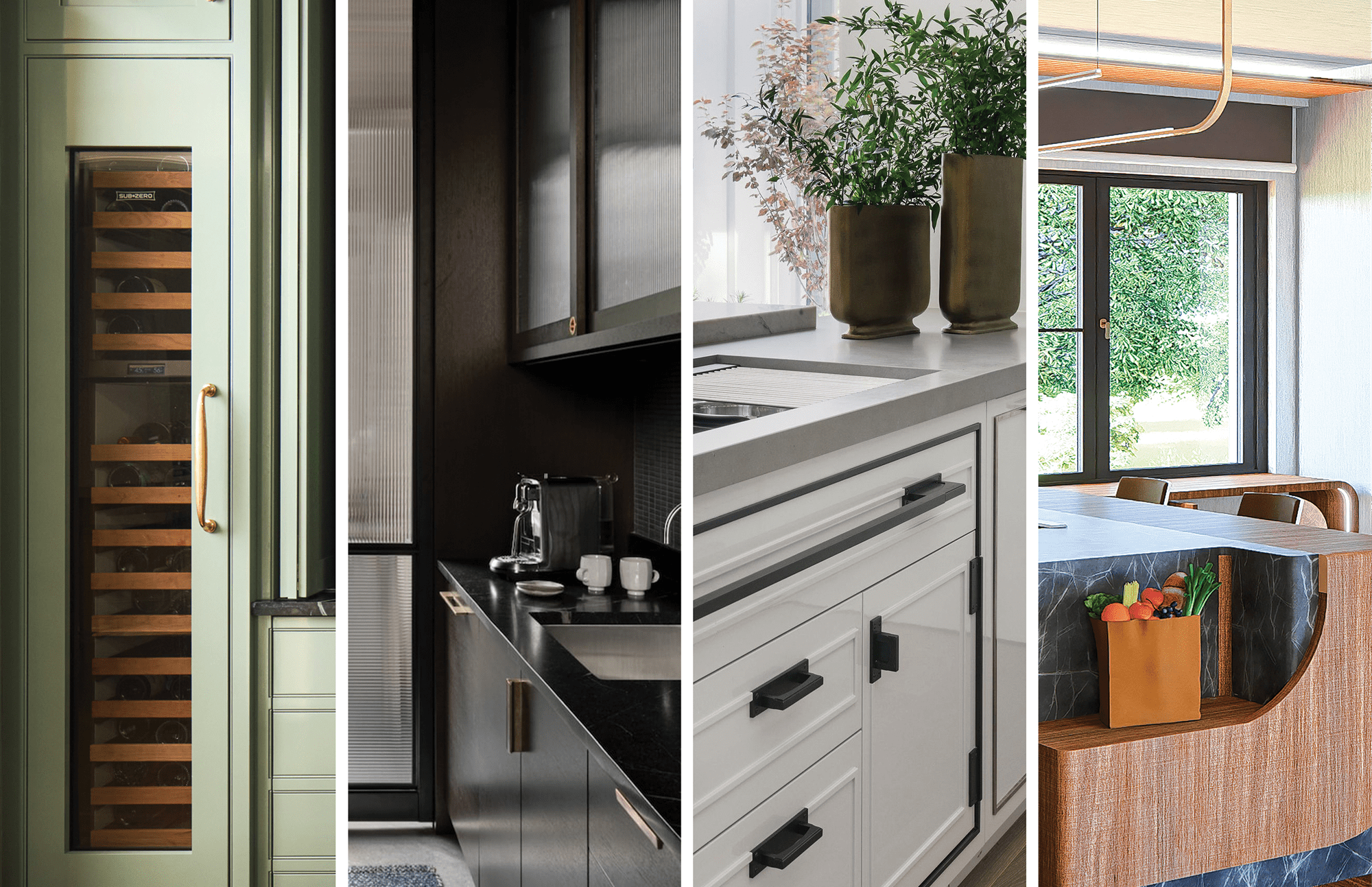 Kitchen designs pictured from left to right: Peyton Edwards, Mike Shively, Doug Durbin, and Alexander Drozdovitch.