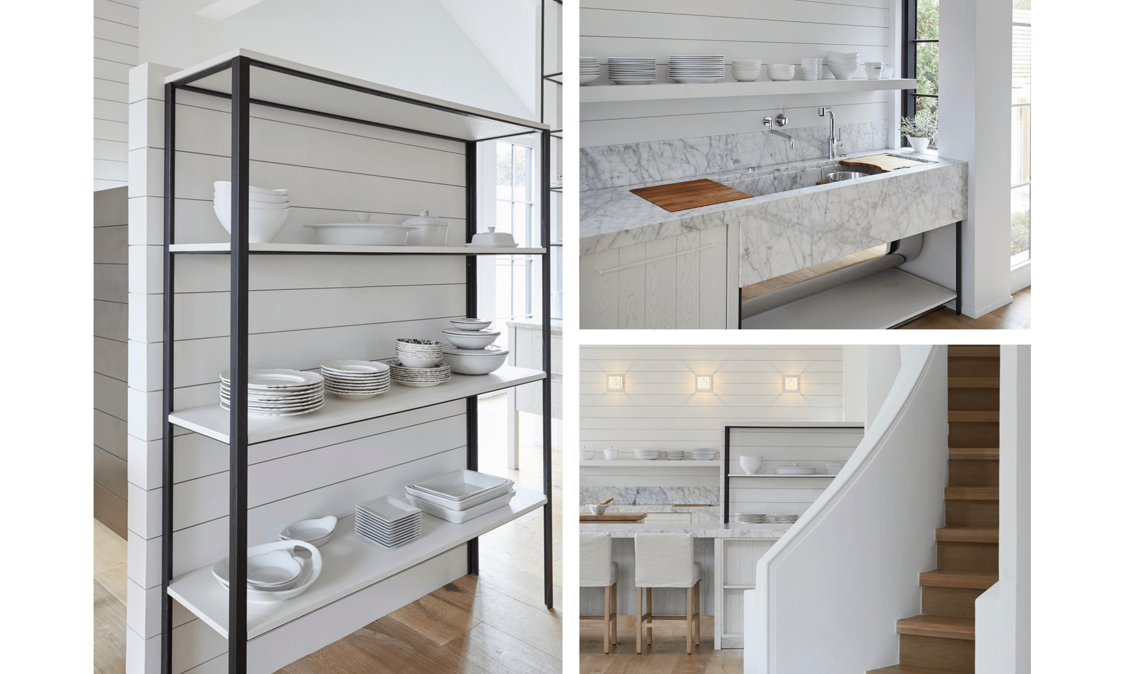 Open kitchen floor plan concept