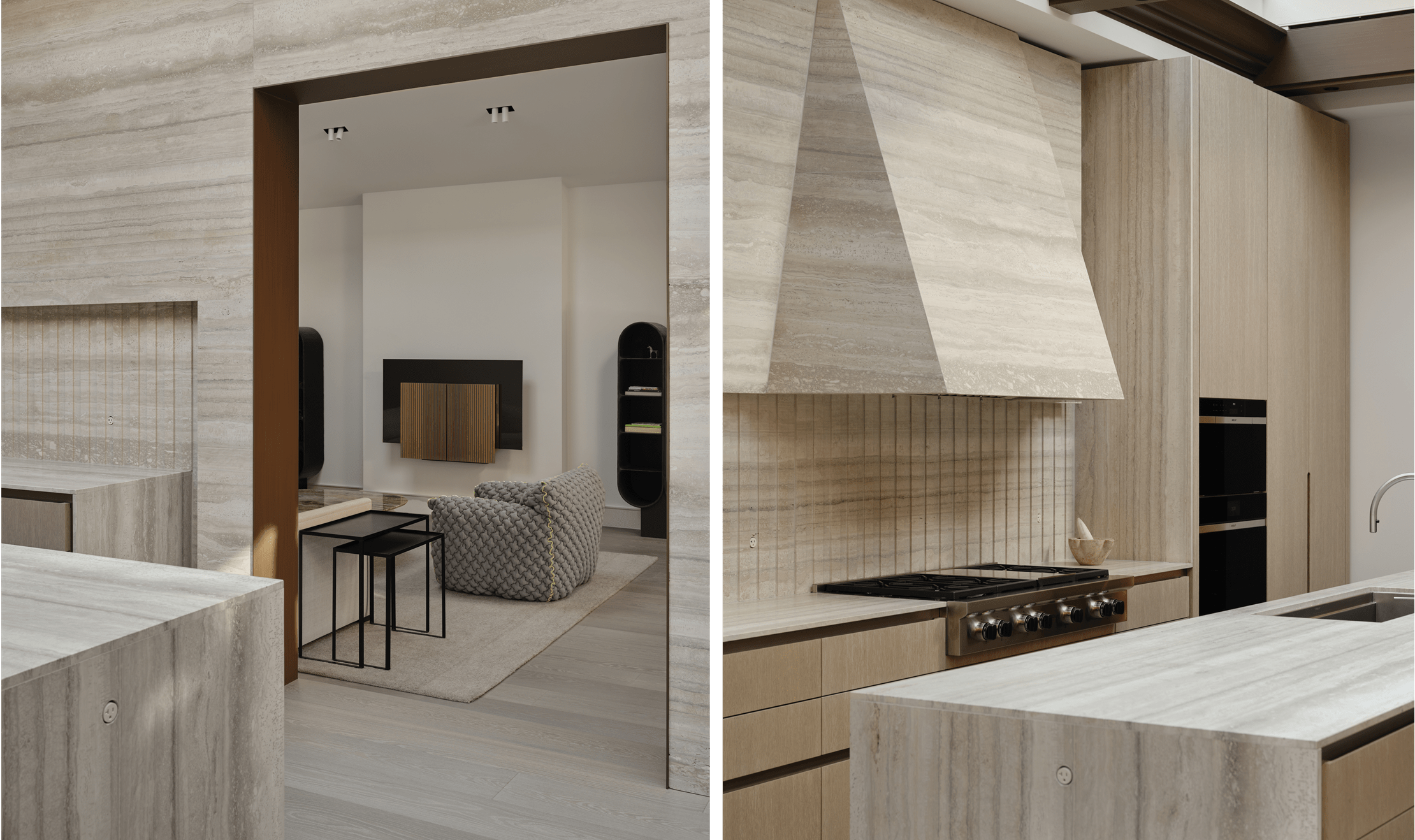 2nd place, Trevor Wallace's Ontario, Canada kitchen design featuring Sub-Zero and Wolf appliances.