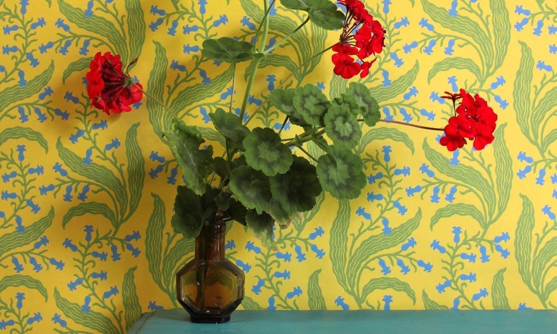 Bluebells wallpaper in Butter