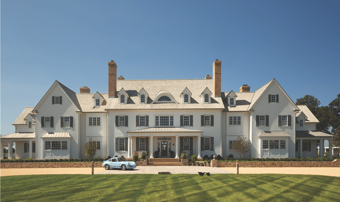 This estate on Maryland's eastern shore covers over forty-four thousand square feet of impressive craftsmanship and care.