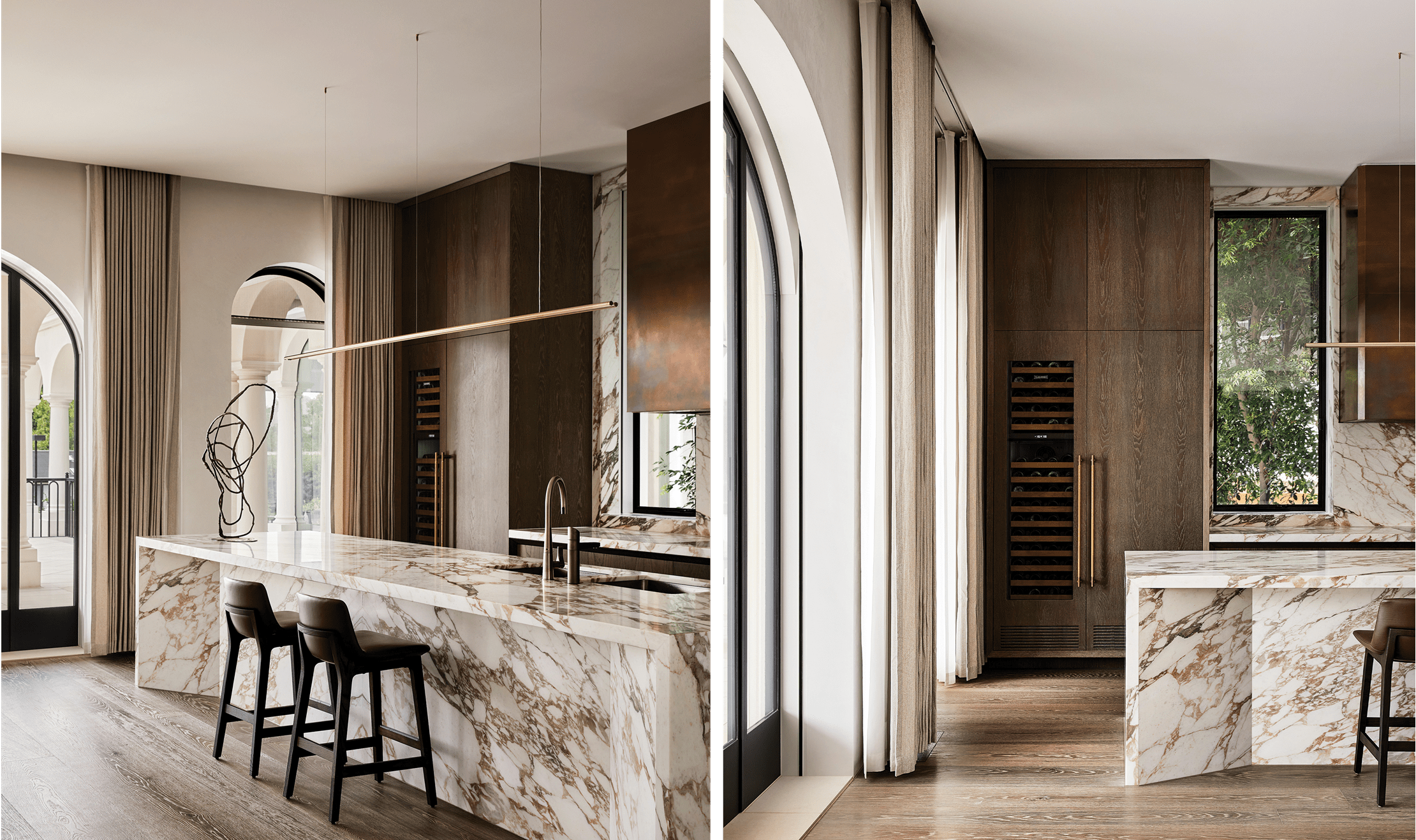 2nd place, Rob Mills' Melbourne, Australia kitchen featuring Sub-Zero and Wolf appliances.