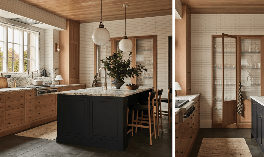3rd place, Kerrie Hubener's Upper Saddle River, New Jersey kitchen featuring Sub-Zero and Wolf appliances.