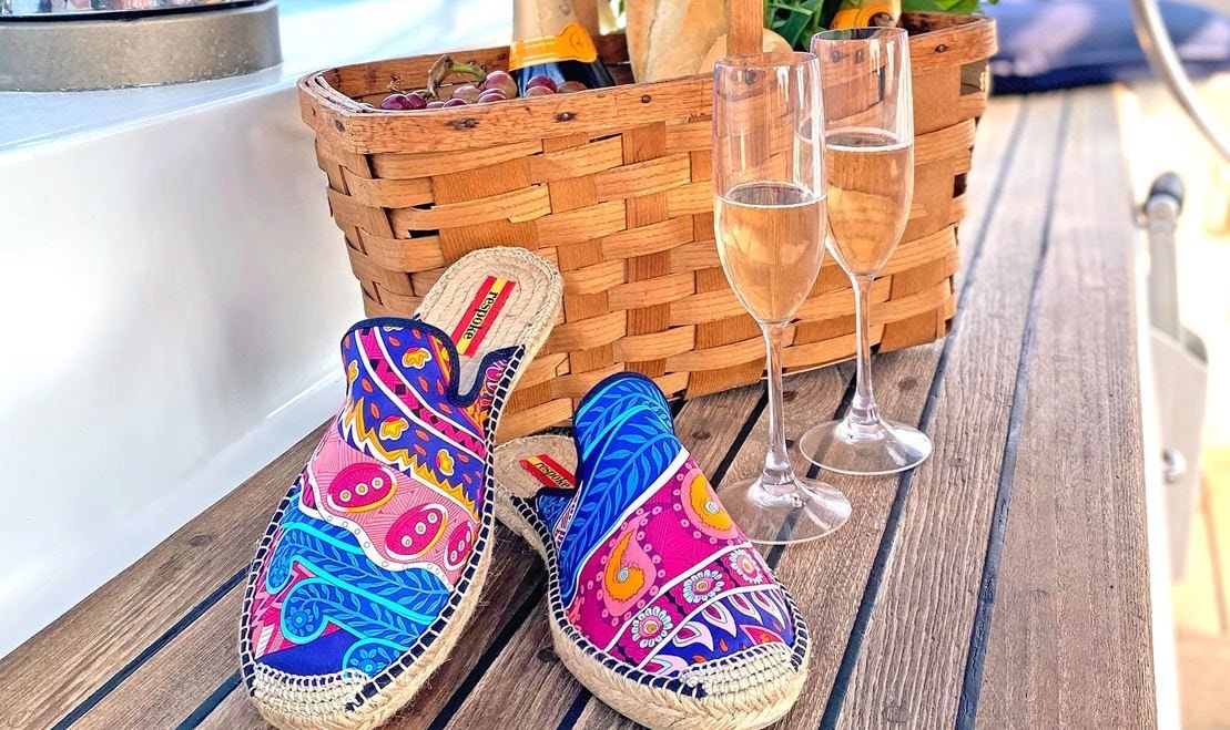Hand-stitched, one-of-a-kind | Respoke Annitta Hermes Espadrilles