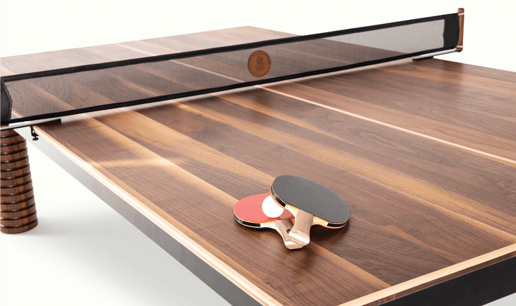 Sean Woosley Studio's ping-pong tables are meant for homes and offices and can be used as a standard table as well.