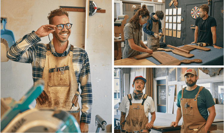 Sean Woosley Studio, comprised of local southern Californian artisans, takes pride in the pieces they handmake.
