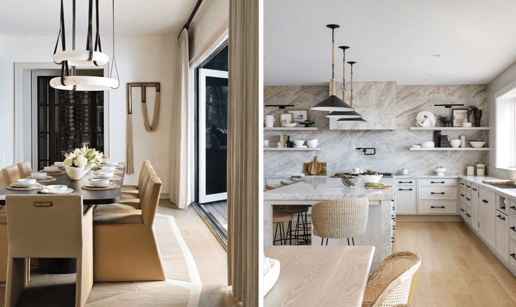 Whether it is your kitchen or living room, lighting can always be used to build whatever mood you'd like in your spaces.