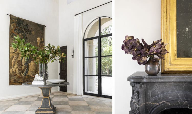 Opulent Old-European interior inspired by Provence and Mediterranean designs