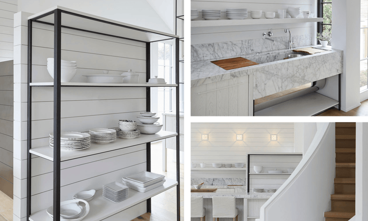 Open kitchen floor plan concept