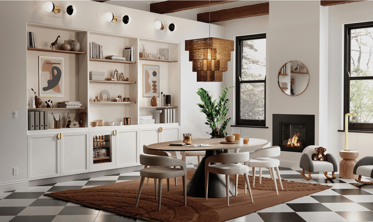 Even the children's library features the new dual Sub-Zero ADA Height Beverage Center and ADA Height Refrigerator.