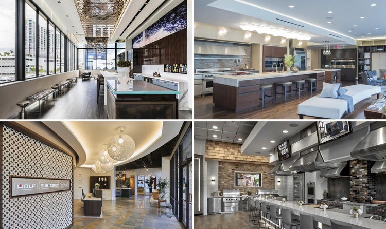 With over 30 locations in the United States and ten international distributors, a visit to a Sub-Zero, Wolf, and Cove Showroom is only moments away.