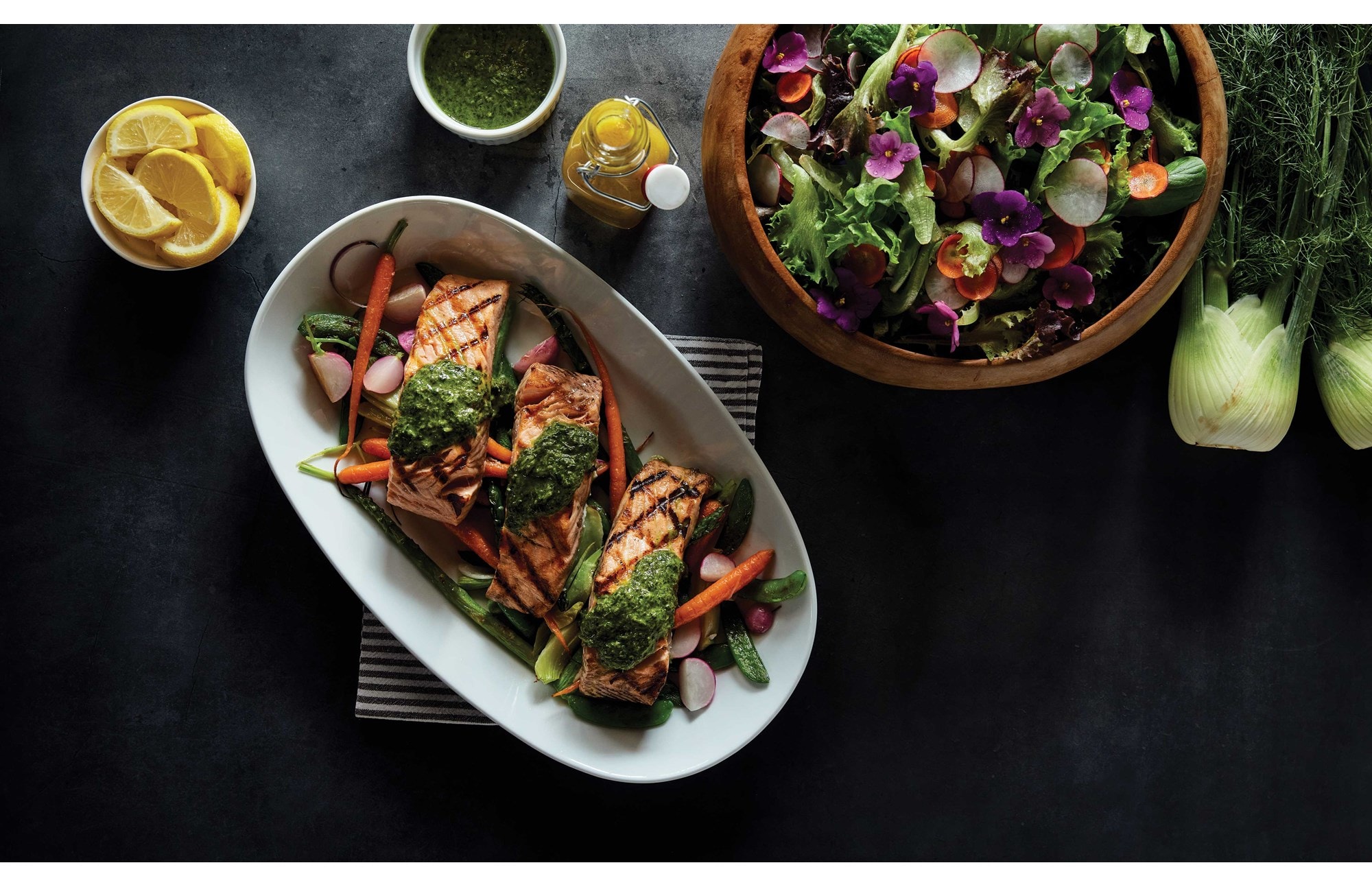 Garden fresh ingredients inspire Sub-Zero, Wolf, and Cove's Head Chef to create delicious seasonal fare. 