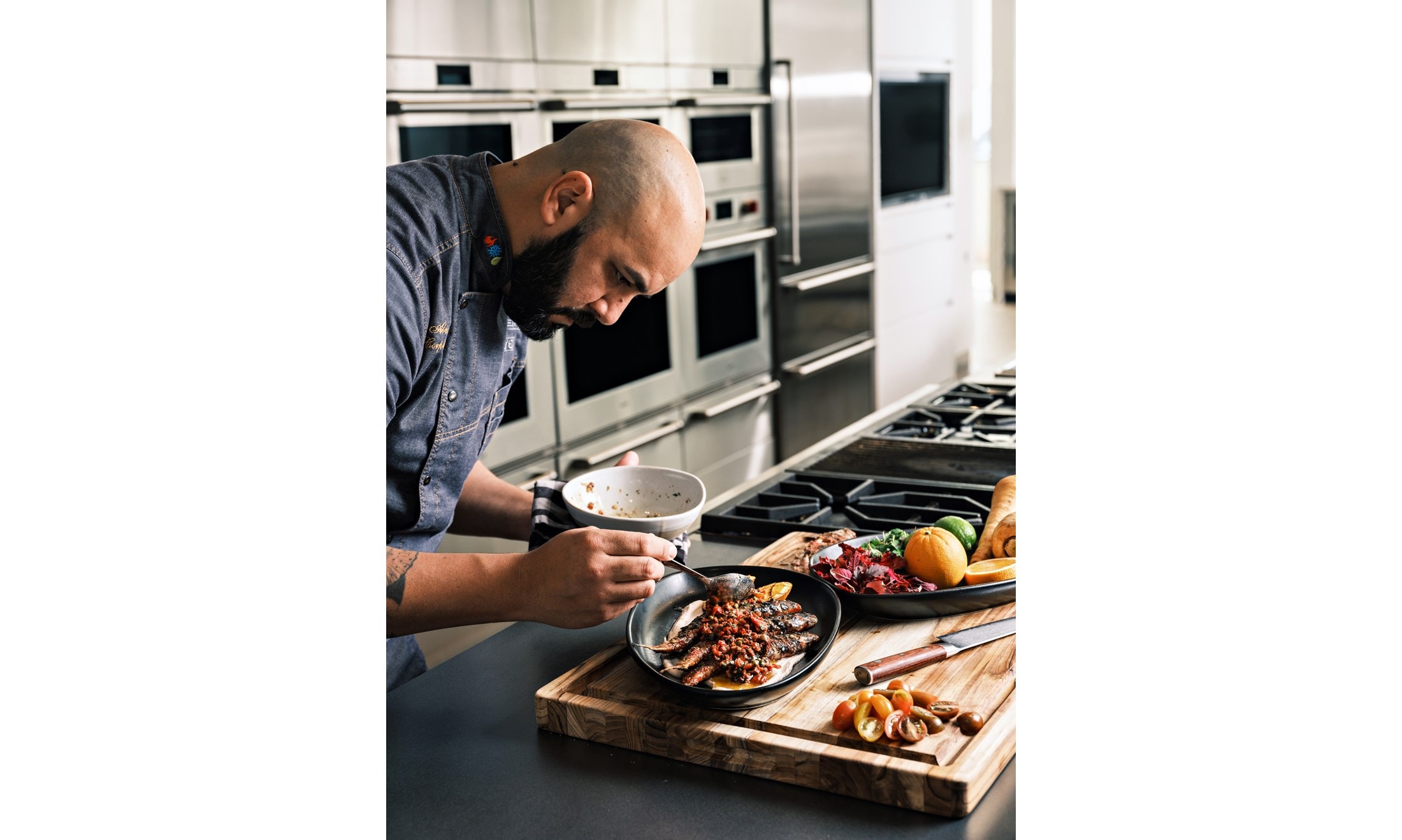 Sub-Zero, Wolf, and Cove Chef Diaz embraces much of the locally available foods of his home base of Miami