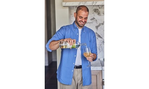When Chef Raspanti is not at the Roslyn Heights Sub-Zero, Wolf, and Cove showroom, he enjoys activities like wine tasting with his wife.