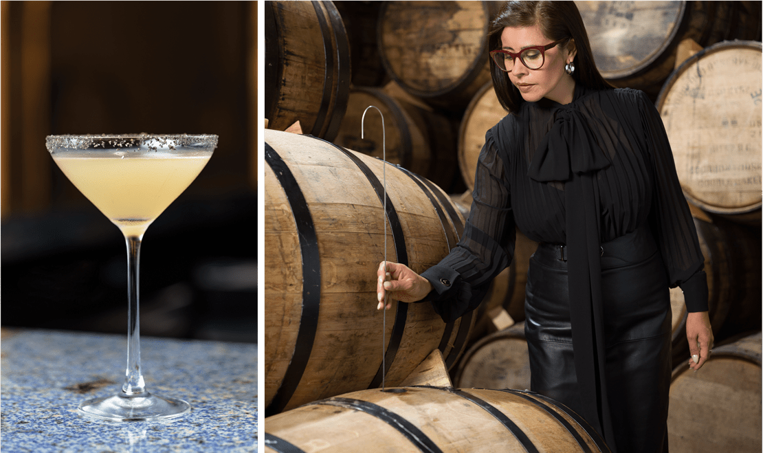 Viridiana Tinoco conducts tastings every month to analyze the status of each new blend, which is aged in multiple barrels.