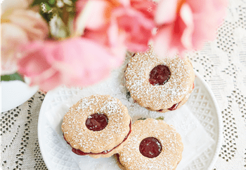 Authentic Linzer Cookies