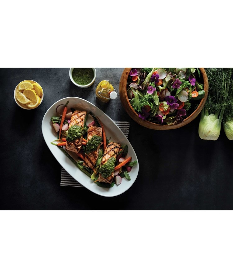 Garden fresh ingredients inspire Sub-Zero, Wolf, and Cove's Head Chef to create delicious seasonal fare. 