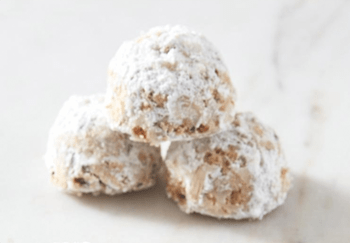 The perfect sweet treat: Dandelion Chocolate's Nibby Snowballs.