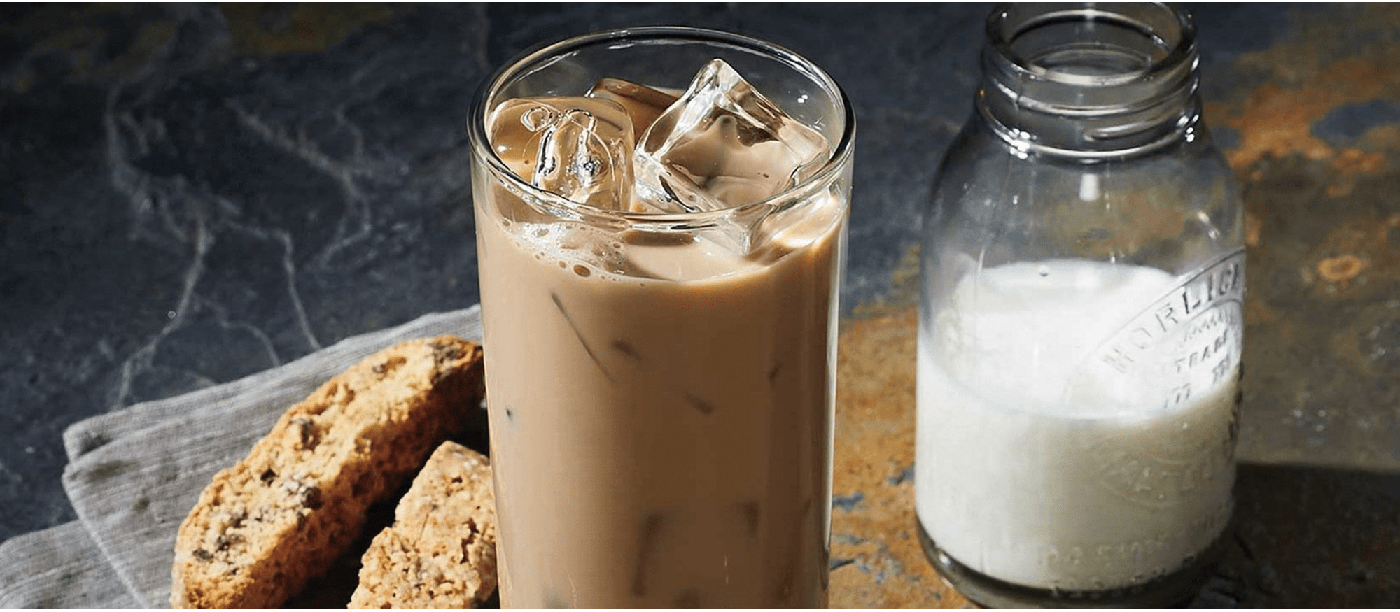 The Vanilla Bean Iced Coffee recipe can be made with the help of your Wolf Built-In Coffee System.
