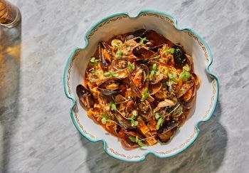 Mussels and Clams Fra Diavolo
