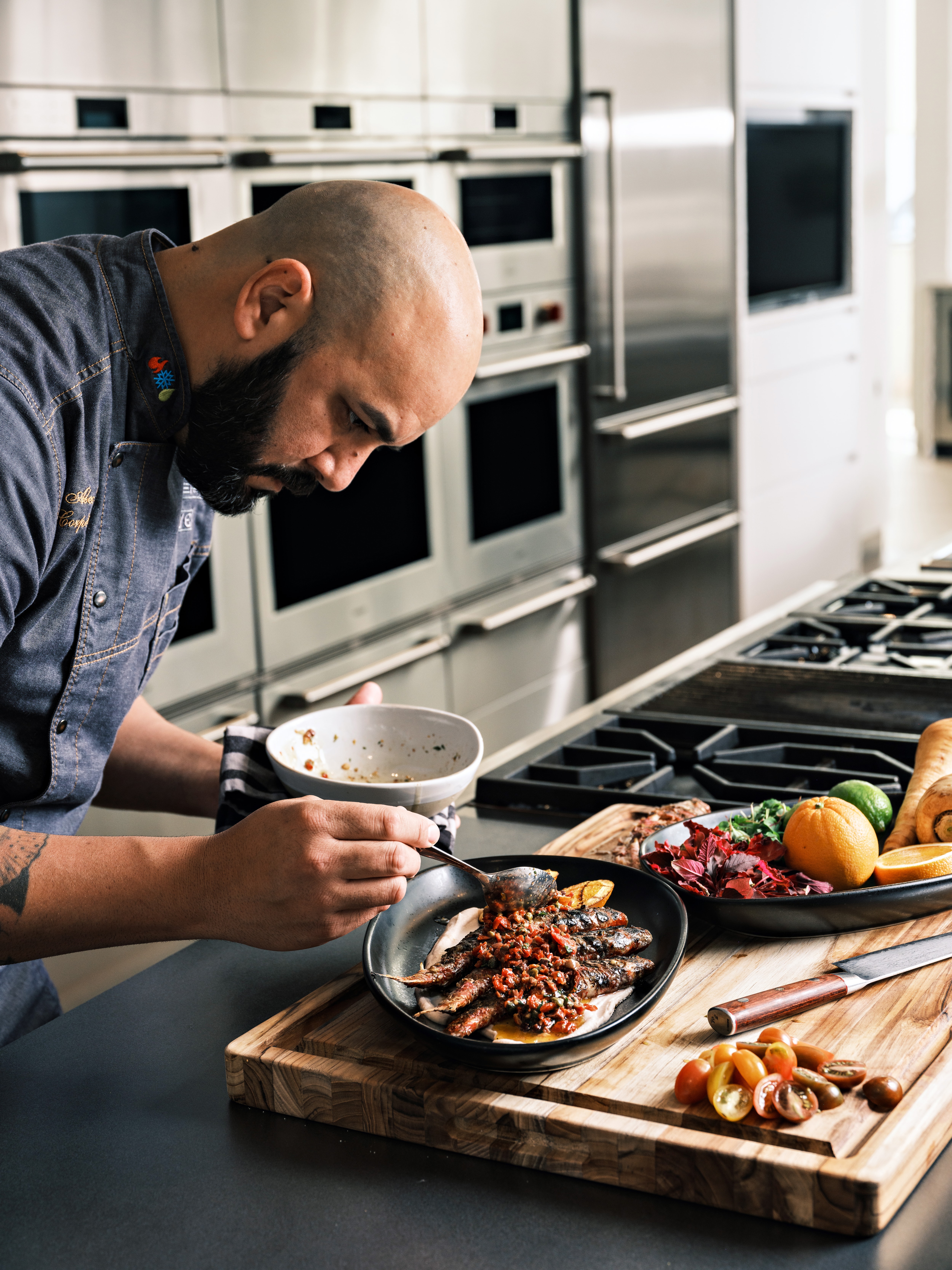 Sub-Zero, Wolf, and Cove Chef Diaz embraces much of the locally available foods of his home base of Miami