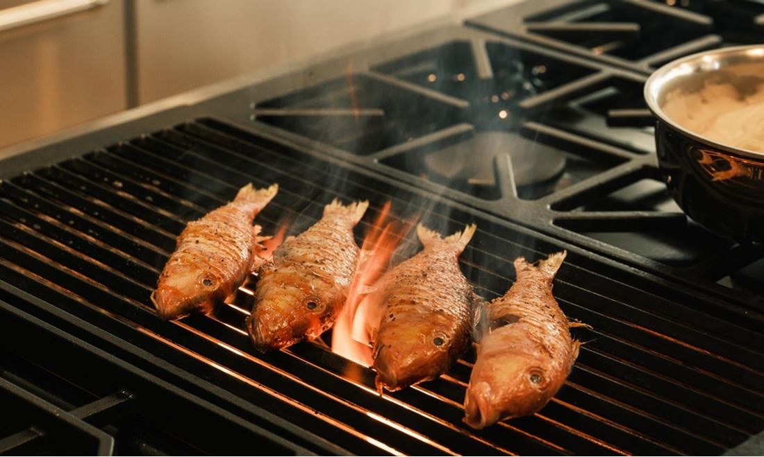 Sub-Zero, Wolf, and Cove Chef Diaz loves using fresh, local ingredients in his cooking, such as Florida seafood.