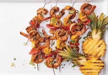 Jamaican Jerk Shrimp Kebabs