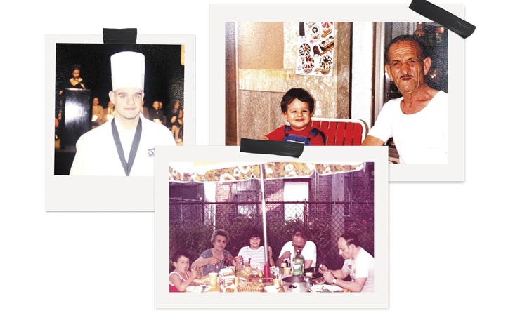 Raspanti embraces his Italian-American heritage in his cooking.