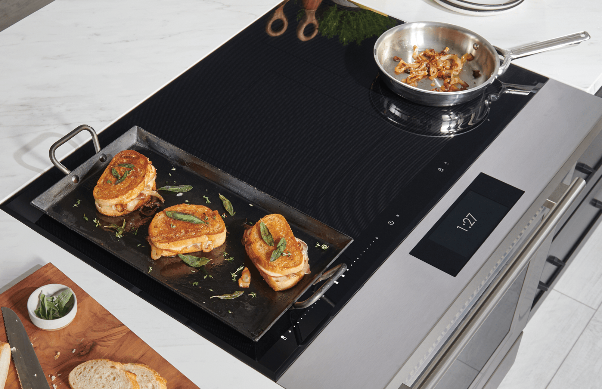 The stylish, sophisticated, and user-friendly Wolf Induction Range.
