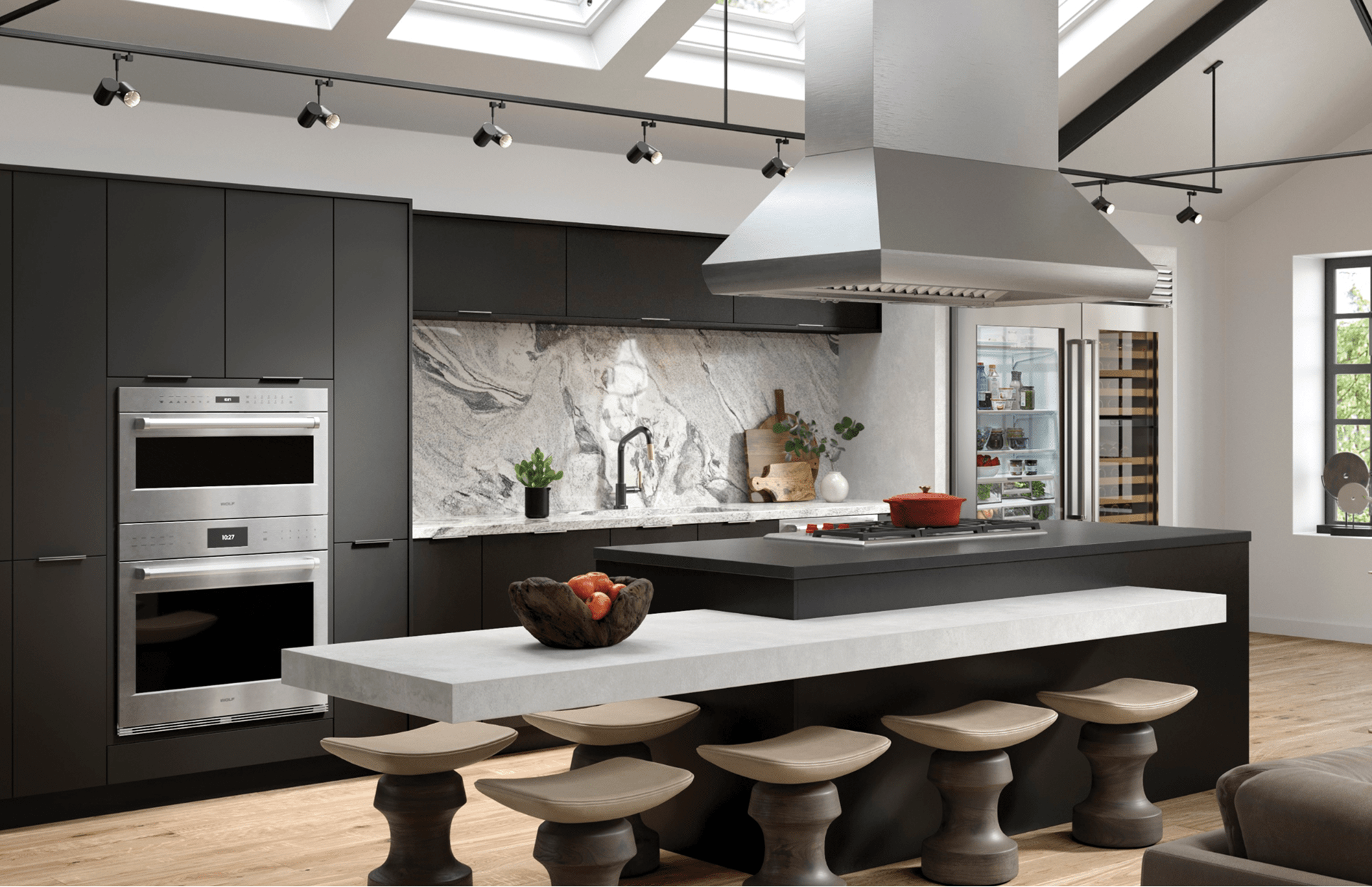 The Wolf Speed Oven allows you to spend less time in the kitchen cooking and more time with friends or guests.