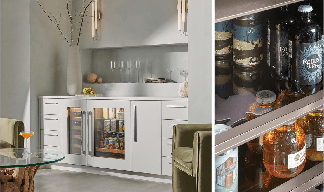 Dual installation kits for undercounter refrigerators can create twice the refrigeration room to fit any of your needs.