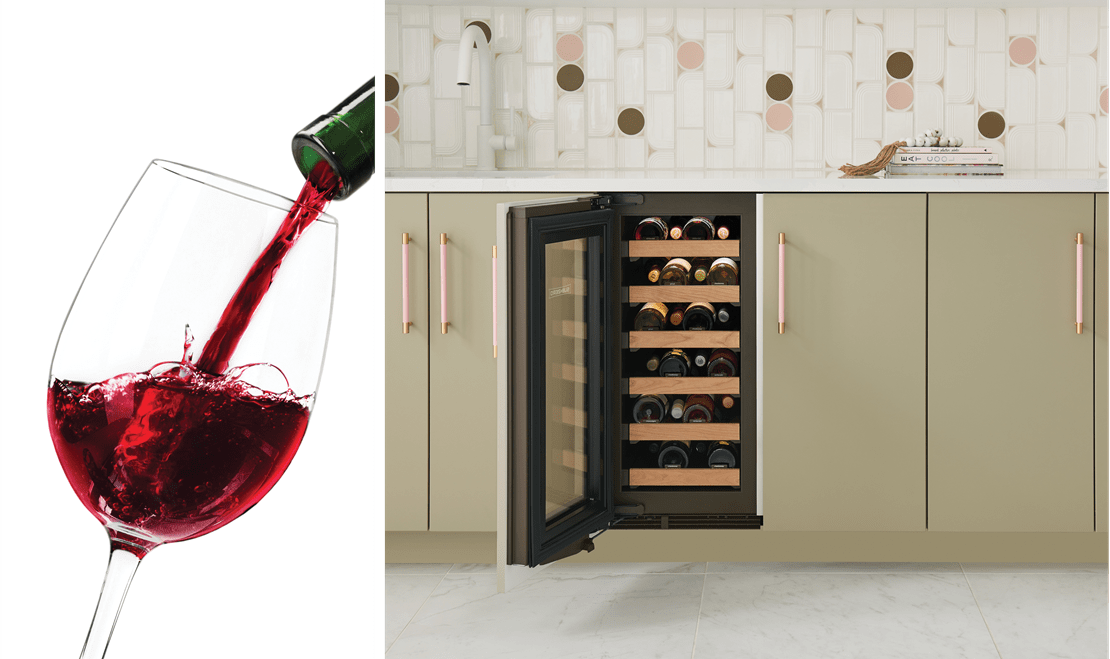 Sub-Zero Refrigerators feature nano-coated, spill-proof shelves that trap liquids and allow for an easy clean-up process.