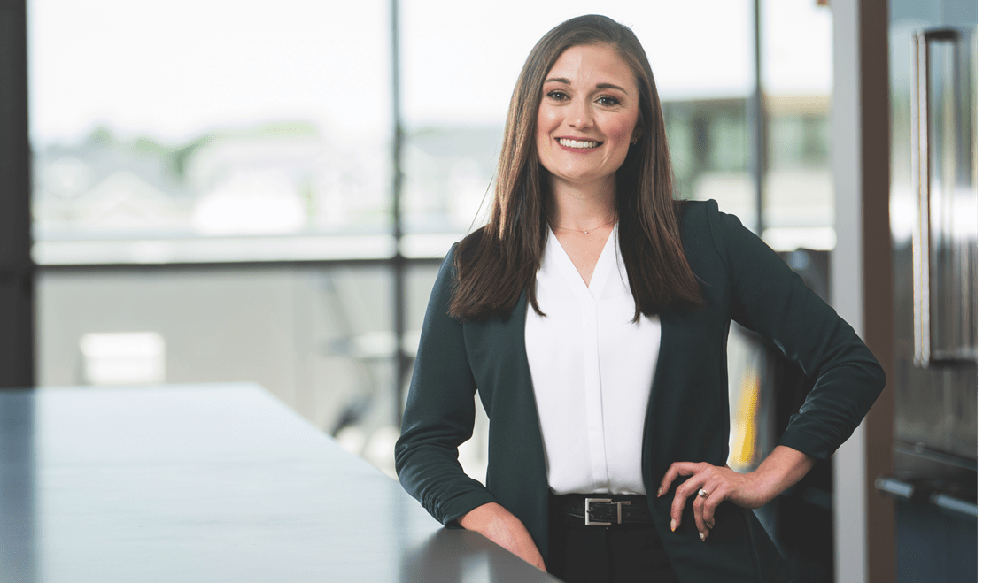Kari Stec works at the Innovation Center at the Sub-Zero Group, Inc. headquarters near Madison, Wisconsin.