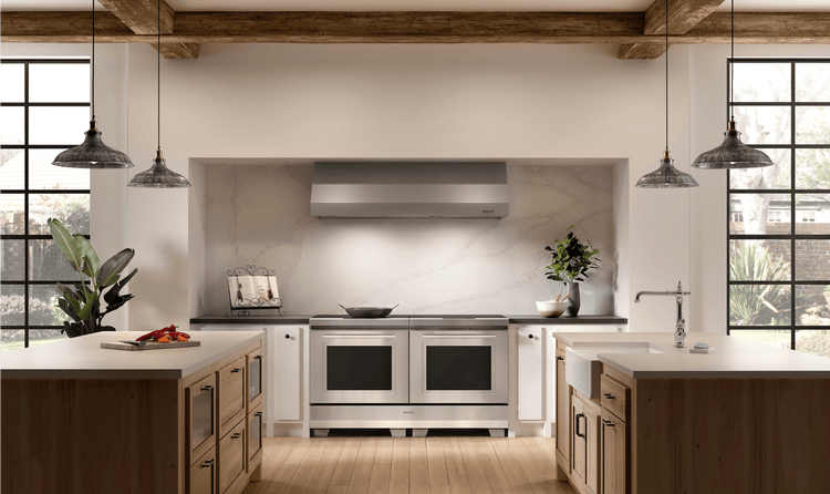 Dual installation kits allow for two 30-inch ranges to be combined into one seamless package that is striking in any kitchen.