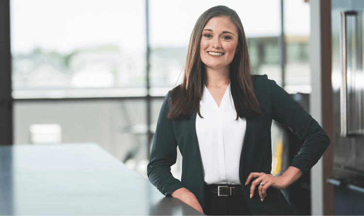 Kari Stec works at the Innovation Center at the Sub-Zero Group, Inc. headquarters near Madison, Wisconsin.