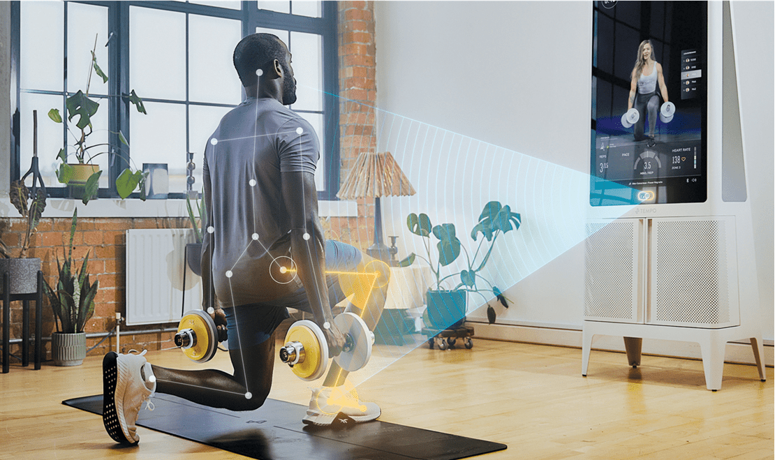 Tempo bundles virtual training with smart weights in order to get the most from your workouts.