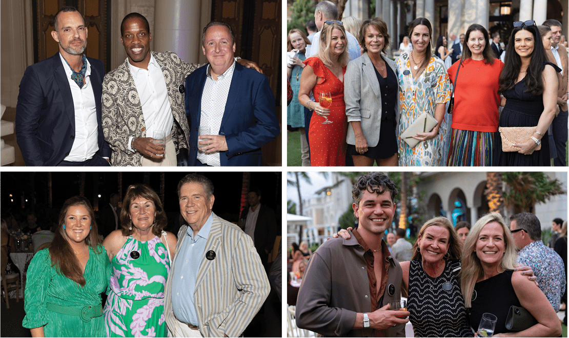 Attendees enjoying themselves at the Summit and Gala at the Breakers in Palm Beach, Florida.
