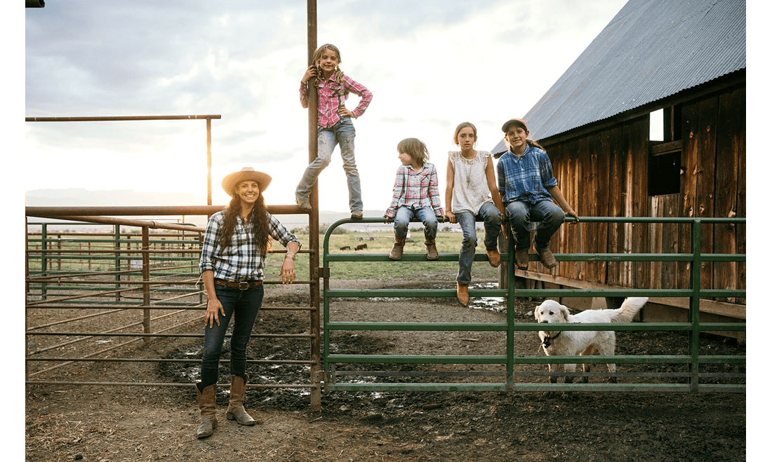 Mary Hefferenan with her daughters - The Young Marys in rural Northern California