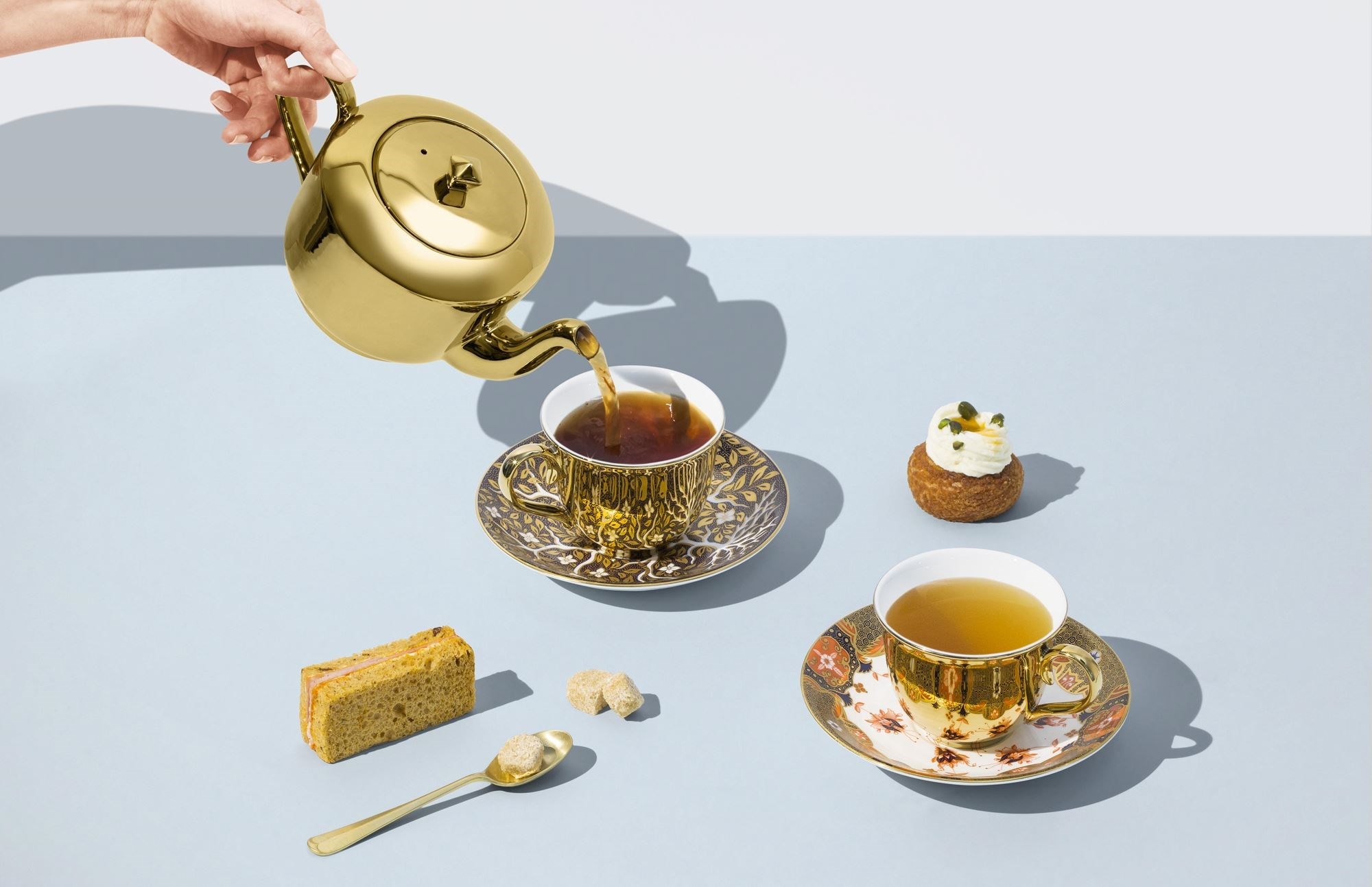 Richard Brendon crafts contemporary china and glassware by using time-honored techniques.