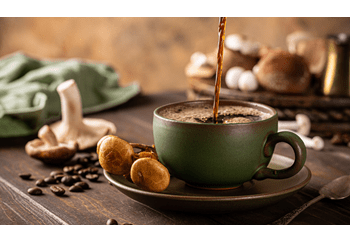 Mushroom Cocoa Latte