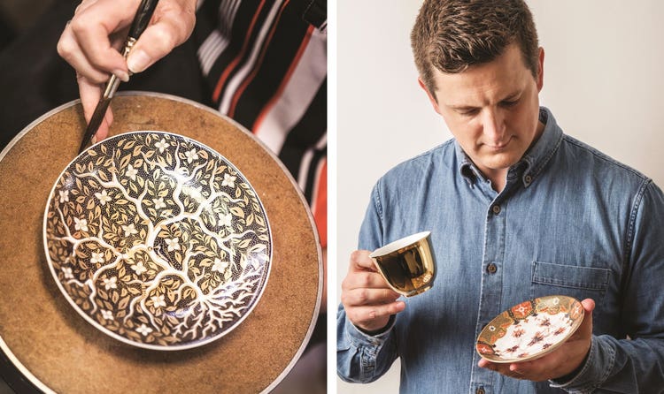 Richard Brendon strives to make our pieces best they can possibly be, whether it’s a mug or a Champagne flute.