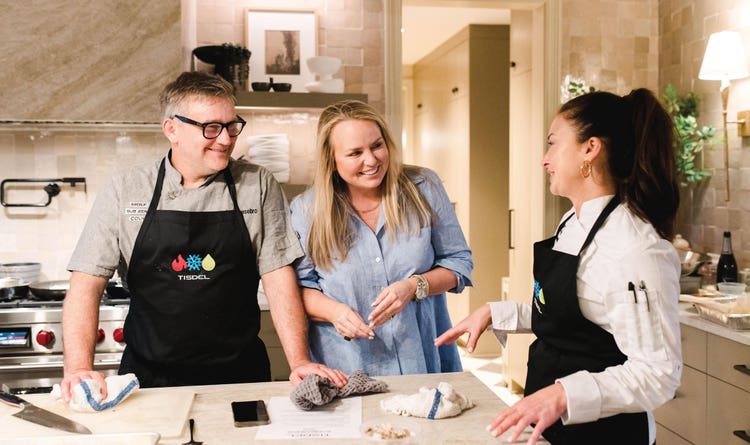 Tisdel Distributing Executive Chef Brandie Lamb and Sub-Zero Head Demonstration Chef Joel Chesebro collaborated on an exquisitely planned, celebratory menu.