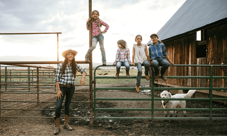 Mary Hefferenan with her daughters - The Young Marys in rural Northern California